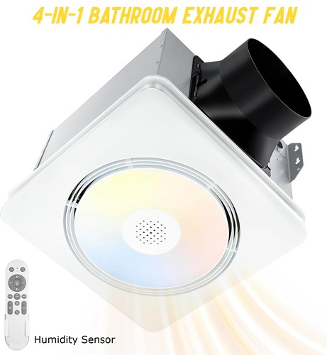 Bathroom exhaust fan with - fan,